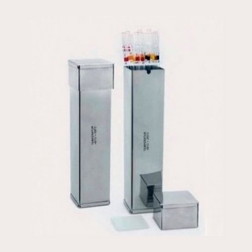 Estuche de acero inoxidable 70 x 70 x 430 mm