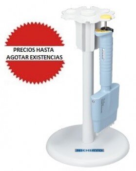Soporte vertical rotatorio 6 micropipetas
