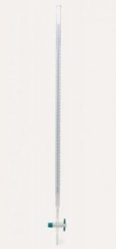 Bureta 10ml con llave de teflon