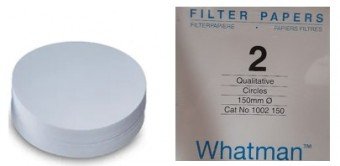 Papel filtro # 2 de 15cm