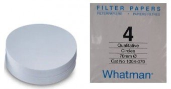 Papel filtro # 4 de 7cm
