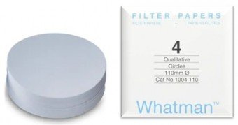Papel filtro # 4 de 11cm
