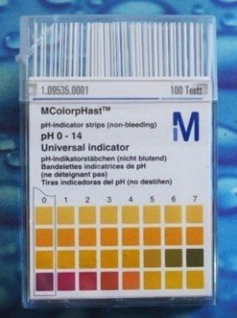 Consumibles y accesorios, Papel indicador de PH 0-14