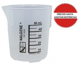 Vaso de precipitado PP 50ml