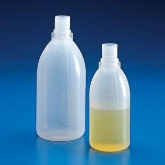 Botella De PE Graduada Sin Tapa 1L