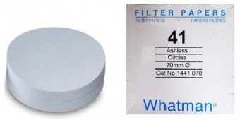 Papel filtro # 41 de 7cm
