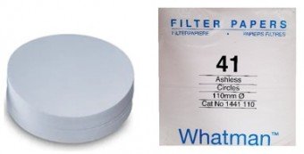 Papel filtro # 41 de 11cm