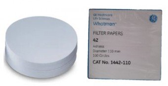 Papel filtro # 42 de 11cm
