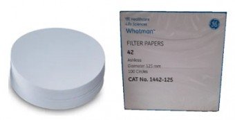 Papel filtro # 42 de 12.5cm