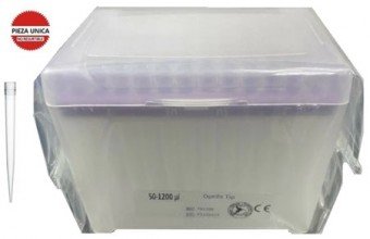 Puntas de PP 50-1200ul en rack no esteril