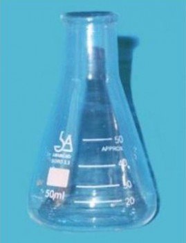 MATRAZ ERLENMEYER DE VIDRIO 150ML BORO 3.3