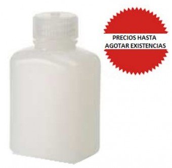 Frasco rectangular HDPE 250ml