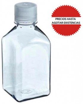 Botella cuadrada PC 1L
