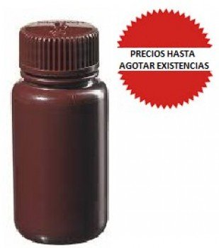 Frasco redondo HDPE ambar 60ml
