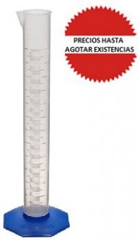 Probeta PP 250ml graduacion en relieve
