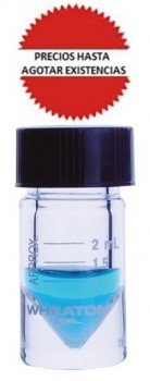 Vial de vidrio graduado 2ml