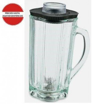Vaso de vidrio 1 L para licuadora