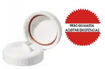 Tapa con sello de 58mm para tubos