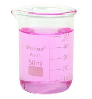 Vaso de vidrio boro 3.3 de 50ml 12 paq.