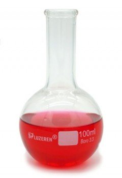 Matraz de ebullicion fondo plano 100ml