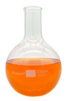 Matraz de ebullicion fondo plano 2L