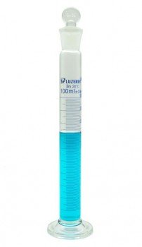 Probeta de vidrio con tapon 100ml