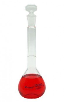 Matraz volumetrico vidrio boro 3.3 de 100ml
