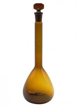 Matraz volumetrico ambar 500ml