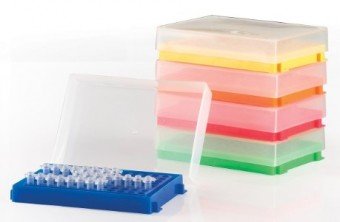 Caja de polipropileno 96 tubos