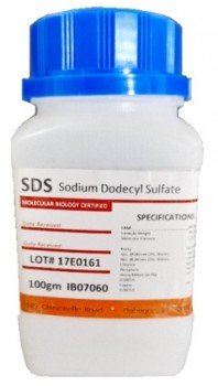 SDS : dodecil sulfato de sodio 100g