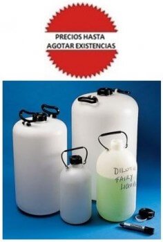 Garrafon HDPE redondo 25L