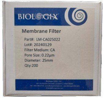 Membrana de CA 0.22um, 25mm