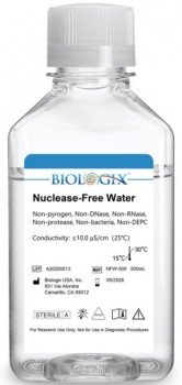 Agua libre de pirogenos, nucleasas