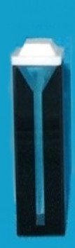 Celda de cuarzo 1.4ml con paredes negras