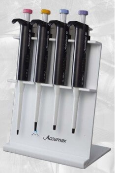 SOPORTE HORIZONTAL 4 PIPETAS