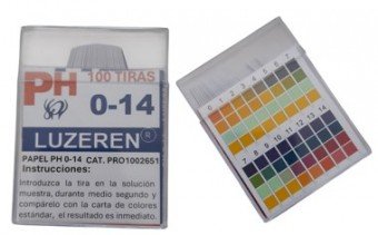 Consumibles y accesorios, Papel indicador PH 0-14