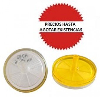 Filtro para jeringa SFCA 28mm * 0.45um