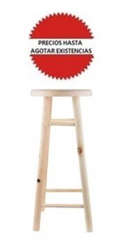 Banco de madera 30cm