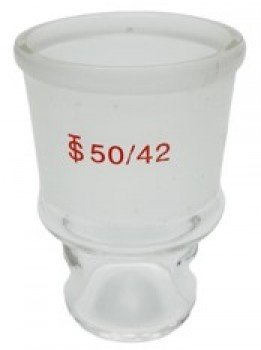 Vaso de vidrio boro junta 50/42