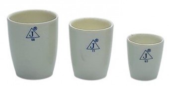 CRISOL GOOCH DE PORCELANA 30ML. MEDIDAS 36X27X45MM