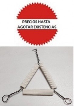 TRIANGULO DE PORCELANA DE 62MM.