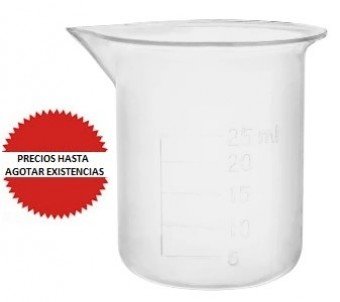Vaso de precipitado de PP 25ml