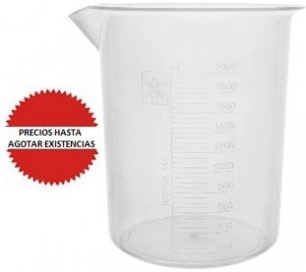 Vaso de precipitado de PP 2000ml