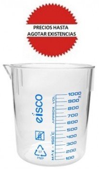 Vaso de precipitado de TPX 1000ml