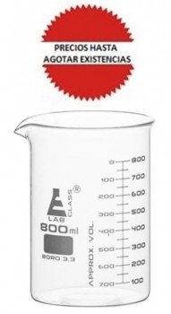 Vaso de precipitado 800ml