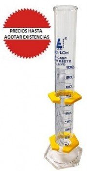 Probeta de vidrio 100ml