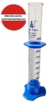 Probeta de vidrio boro 100ml