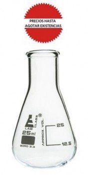 Matraz erlenmeyer 25ml
