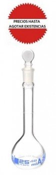 Matraz volumetrico de vidrio boro 25ml