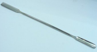 Espatula doble plana y acanalada 150mm Luzeren